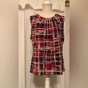 Calvin Klein Multicolored Business Blouse size Large